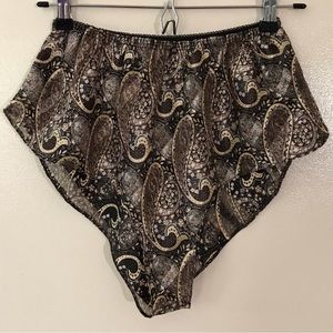 Indulgence • Medium • Vintage High Cut Semi Sheer Sleep Lingerie Shorts